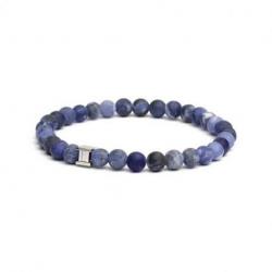 GEMINI Bracelet Mat bleu.