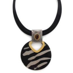 NATURE bijoux Collier Zebra.