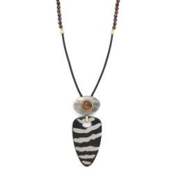 NATURE bijoux Collier Zebra.