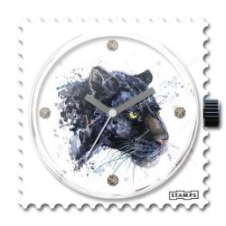 Stamps Cadran de montre Diamond Panther.