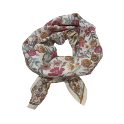 SO FAMILY Foulard Delhi Azur.