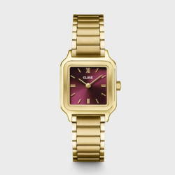 CLUSE Montre Femme Gracieuse Dark Cherry.