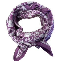 SO FAMILY Foulard Dheli Lilas.