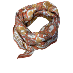 SO FAMILY Foulard Cosmos Rouille.