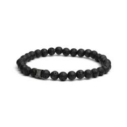 GEMINI Bracelet Black Lava.