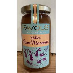 Confiture Poire Macaron - 260g - Favols