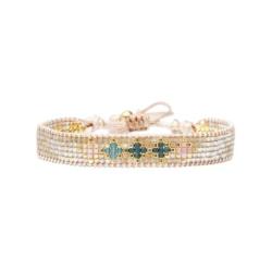 BELLE MAIS PAS QUE Bracelet The chic is green Alba.