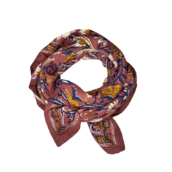 SO FAMILY Foulard Delhi Pourpre.