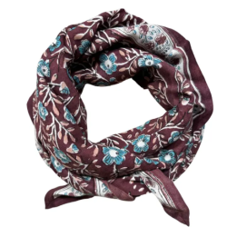 SO FAMILY Foulard Bellis Figue.