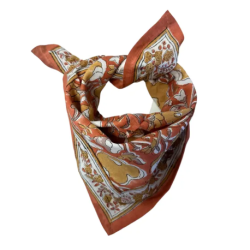 SO FAMILY Foulard Cosmos Rouille Small.