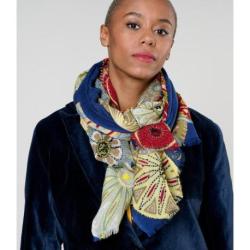 STORIATIPIC Foulard Armel Marine.