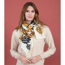 STORIATIPIC Foulard Daniela Orange.