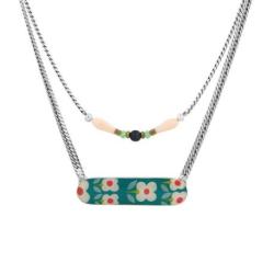 TARATATA bijoux Collier Tweed.