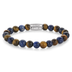 REBEL&ROSE Bracelet Mix Tiger Lapis.