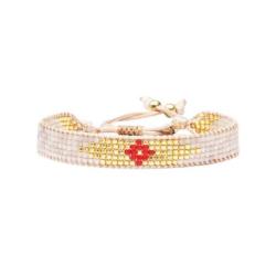 BELLE MAIS PAS QUE Bracelet Red Love Is The Answer Olivia.