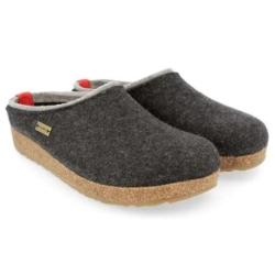 HAFLINGER - Chaussons Grizzly Kris Anthracite