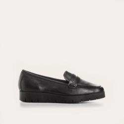 REQINS - Mocassins Nomani Cuir Noir