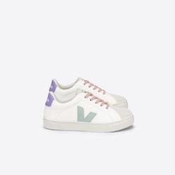 Veja - Esplar Small Laces White Matcha Lavande