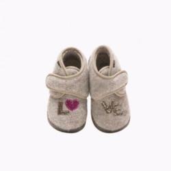 BOPY - Chaussons Amour - Beige