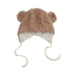 WOOLY ORGANIC -  PLUSH HAT - LIGHT TAUPE