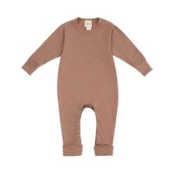 WOOLY ORAGANIC -  MERINO SLEEPSUIT - TIRAMISU