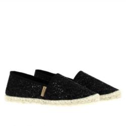 LA MAISON DE L'ESPADRILLE - Espadrille Pailletée Noir