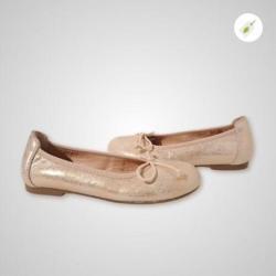 ACEBOS - Ballerines Rose métalliques