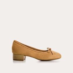 Reqins – Ballerines ALMA Peau – Camel