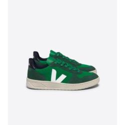 VEJA - V10 Suede - Emeraude Pierre Black