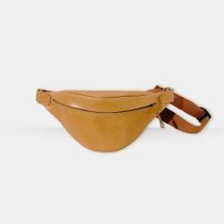 THELUTO -  Sac Banane en cuir Naturel