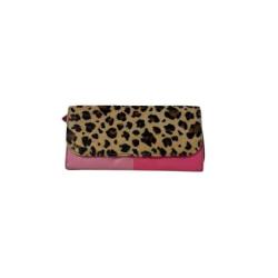 SORUKA - NINA PORTEFEUILLE - LEOPARD FOND ROSE