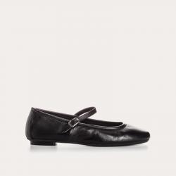 Reqins - Ballerines cuir honor noir