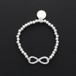 SECRET DE CUIR Bracelet Infinity.